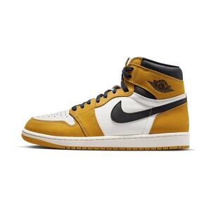 Jordan 1 Retro High OG in Yellow Ochre and Black